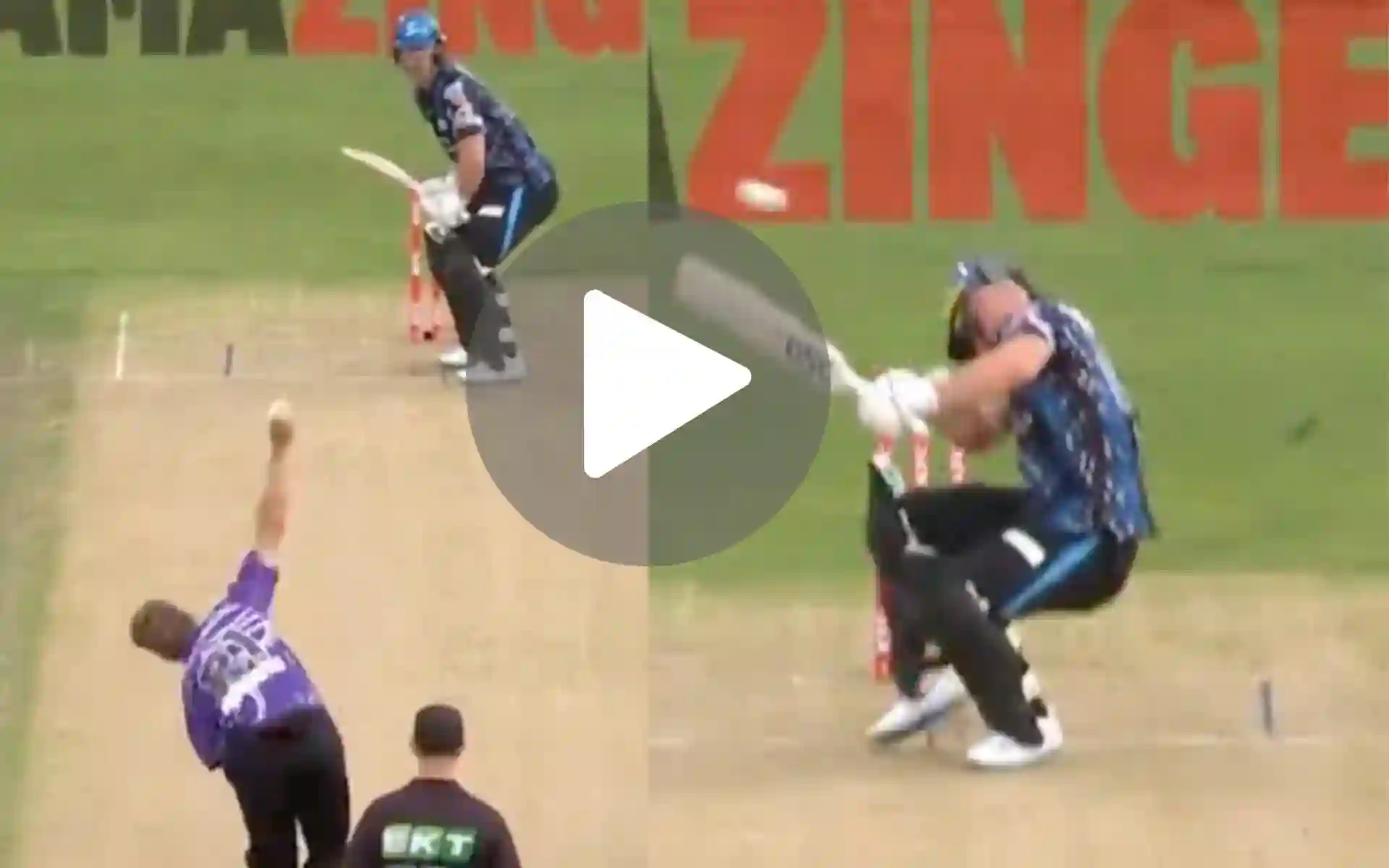 [Watch] Scary Scenes! Chris Lynn Cops 'Nasty Blow' On Helmet During BBL Match